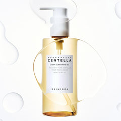 SKIN1004 cleansing oil in hand to show 30ml scale and portable convenience