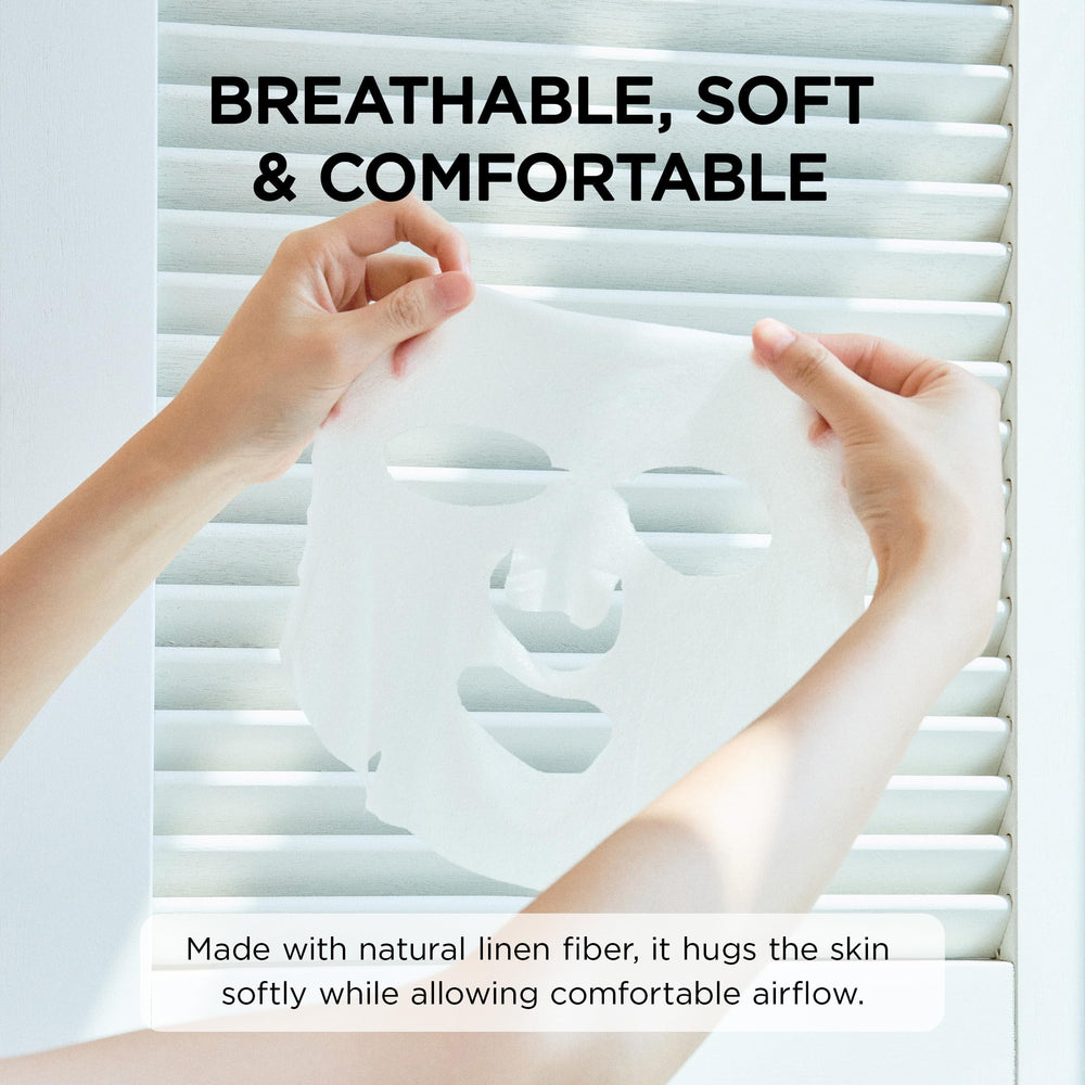 SKIN1004 mask being applied for immediate radiance and calming benefit