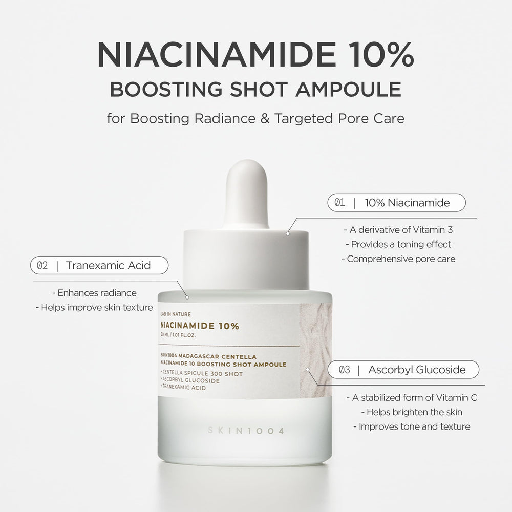 SKIN1004 open dropper releasing serum, showing precise application benefit