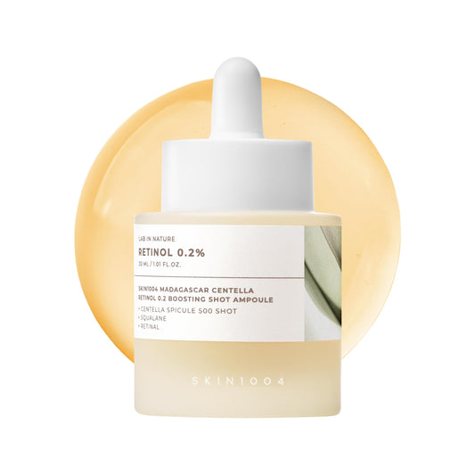 SKIN1004 bottle front view showing serum packaging and compact 30ml size benefit