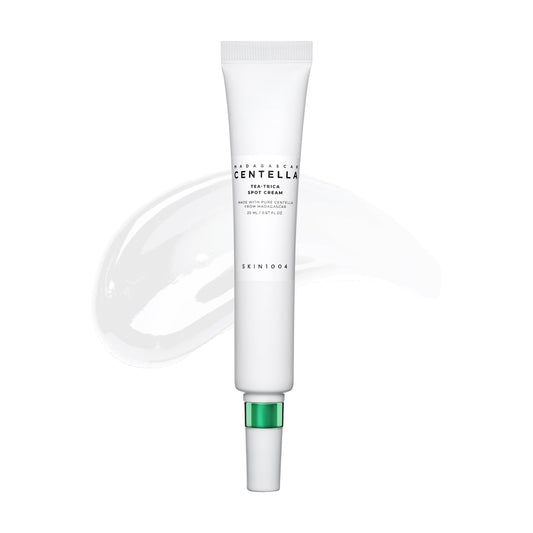 SKIN1004 front tube showing product and compact travel size benefit