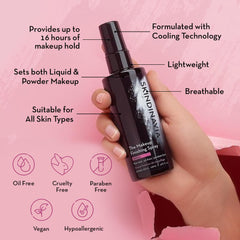 SKINDINAVIA fine mist close-up demonstrating lightweight texture and even coverage