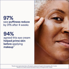 Skinfix being tapped under eye to show gentle application and priming benefit
