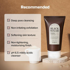 SKINFOOD product on bathroom shelf staged for routine use and aesthetic benefit
