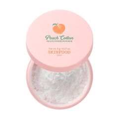 SKINFOOD 1957 compact front packaging showing brand and peach design and easy portability
