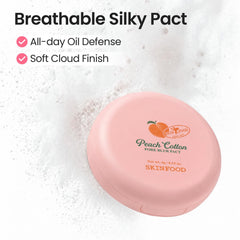 SKINFOOD application puff beside compact for precise touch-ups benefit