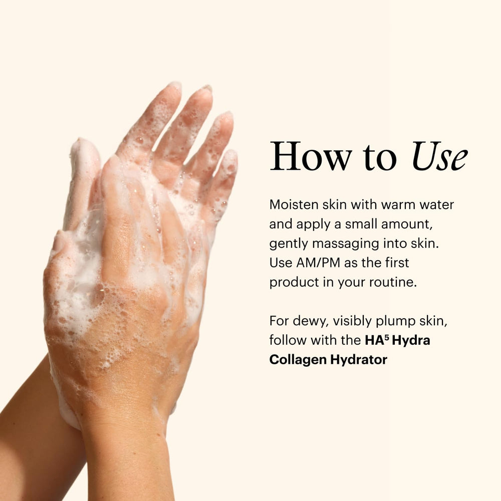 SkinMedica HA5 held in hand to show 5 fl oz size and travel convenience