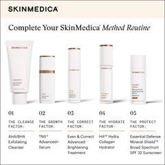 SkinMedica label close-up showing mineral ingredients and gentle formula