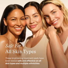 SkinMedica pad being applied to face in lifestyle scene, shows real-world use