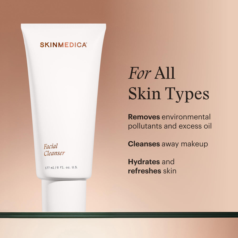 SkinMedica foam on hand showing gentle texture and effective cleanse