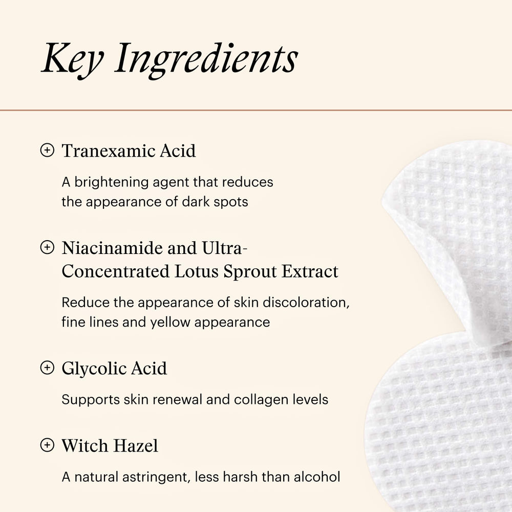 SkinMedica pad beside ingredient list card, clarifies glycolic-based formula