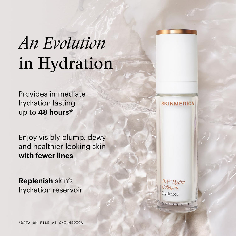 SkinMedica serum texture closeup highlighting lightweight absorbent hydration