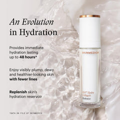 SkinMedica serum texture closeup highlighting lightweight absorbent hydration