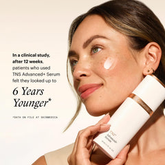 SkinMedica before and after comparison indicating visible wrinkle smoothing results
