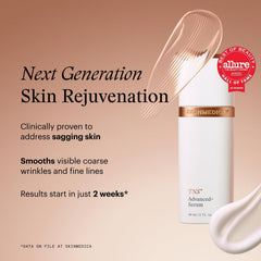 SkinMedica serum droplet on fingertip highlighting smooth texture and fast absorption