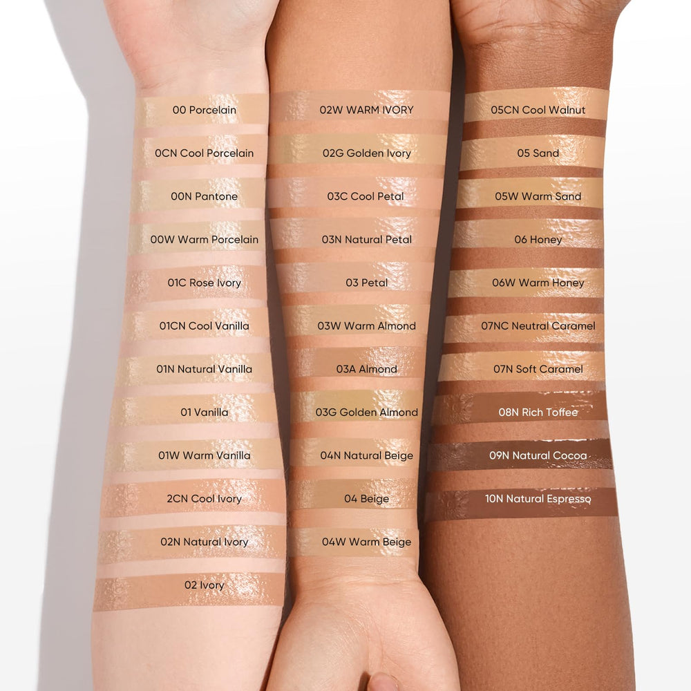SKINTIFIC product label close-up showing ingredient and shade information