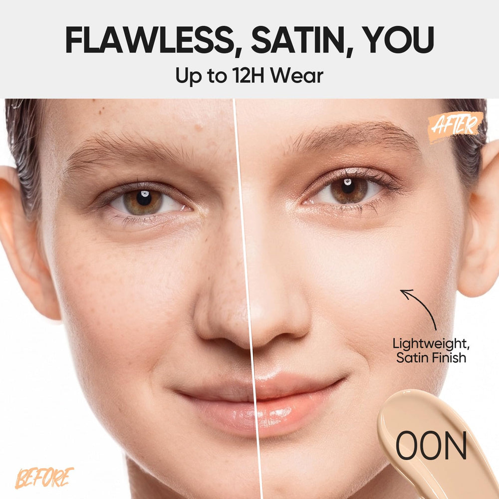 SKINTIFIC open cushion compact with applicator sponge ready for quick touch-ups