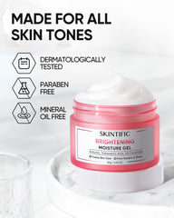 SKINTIFIC label highlighting niacinamide and tranexamic acid ingredients