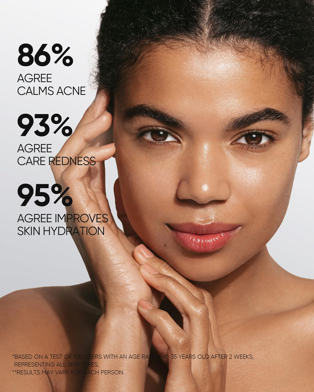 SKINTIFIC label detail showing ingredient list and dermatologist-tested reassurance benefit