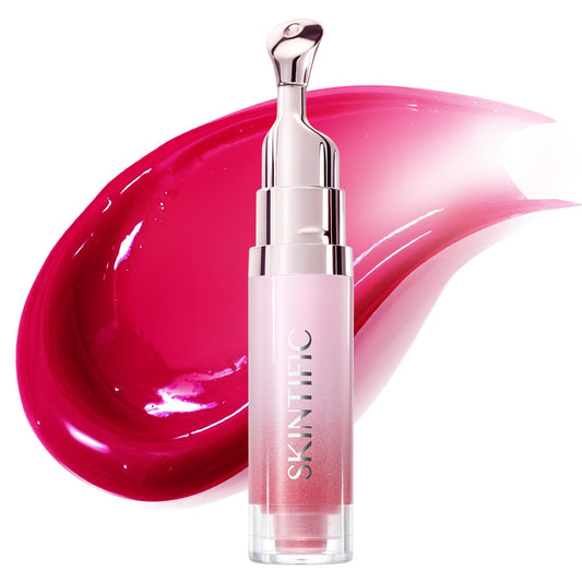 SKINTIFIC front packaging showing glossy tinted serum and branding benefit hydration