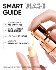 SKINTIFIC placed on bedside table in nighttime routine setting, promotes night use