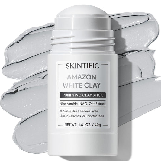SKINTIFIC front packaging showing compact twist-up mask that avoids mess