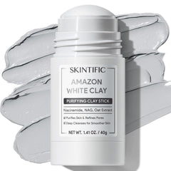 SKINTIFIC front packaging showing compact twist-up mask that avoids mess