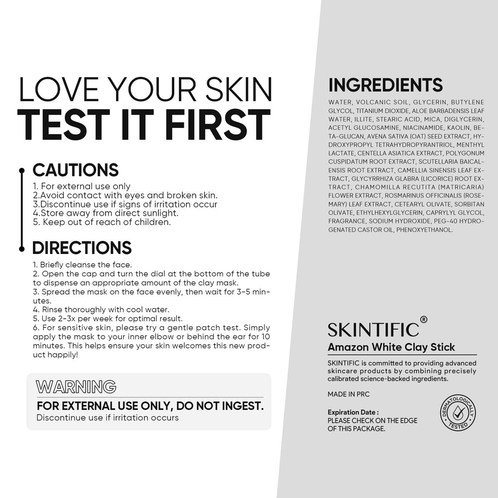 SKINTIFIC open stick with product visible for hygienic easy application