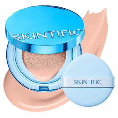 SKINTIFIC front compact showing sleek packaging and travel convenience