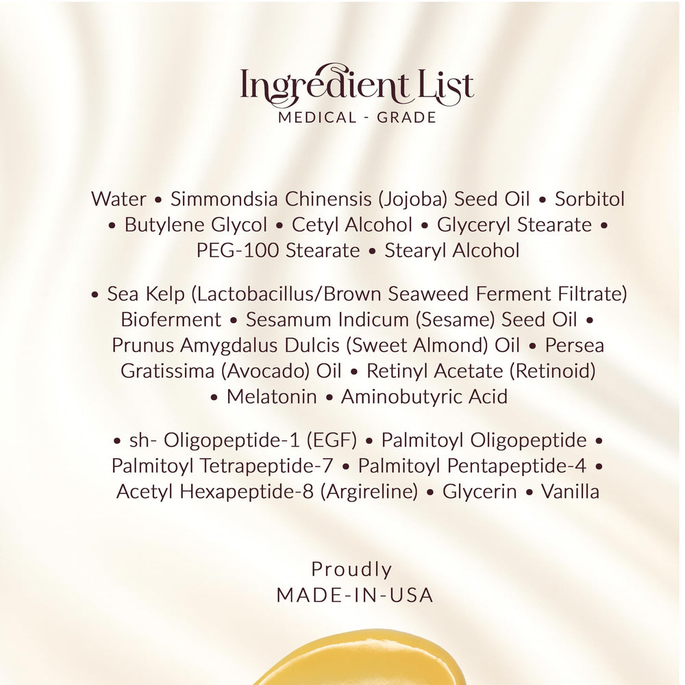 SKINWIT made in USA manufacturing label assuring quality and purity