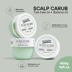 SKIRIFINE sugar scrub texture close-up highlighting gentle exfoliation