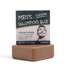 SKIRIFINE front packaging showing cedar citrus scent and compact size benefit