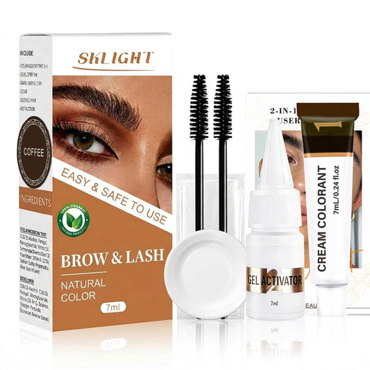 Sklight front packaging showing Coffee tint and easy-at-home benefit