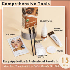 Sklight lashes being applied showing at-home use and instant visible lift