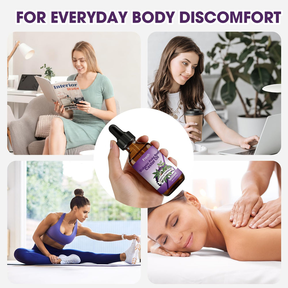 SKSOYT being used for body massage to soothe and soften skin