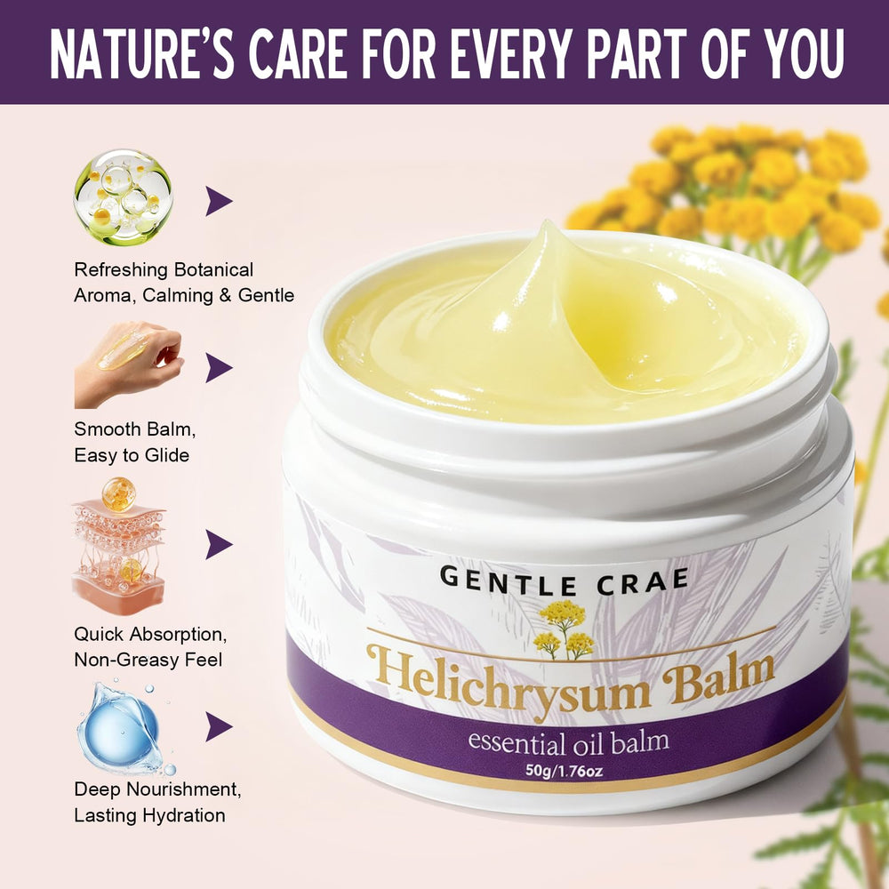 SKSOYT balm open texture close-up showing creamy beeswax melt for easy application