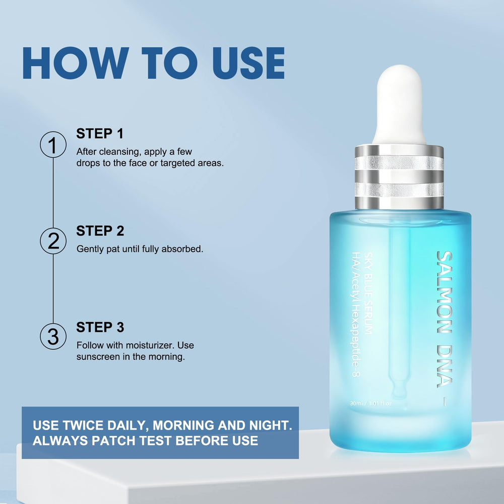 SKSOYT bottle beside ruler showing 1.01 fl.oz. size for travel-friendly use