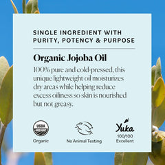 Sky Organics jojoba oil blended with serum illustrating versatile layering benefit