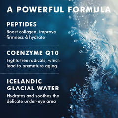 skyn ICELAND hydrogel texture close-up highlighting cooling effect