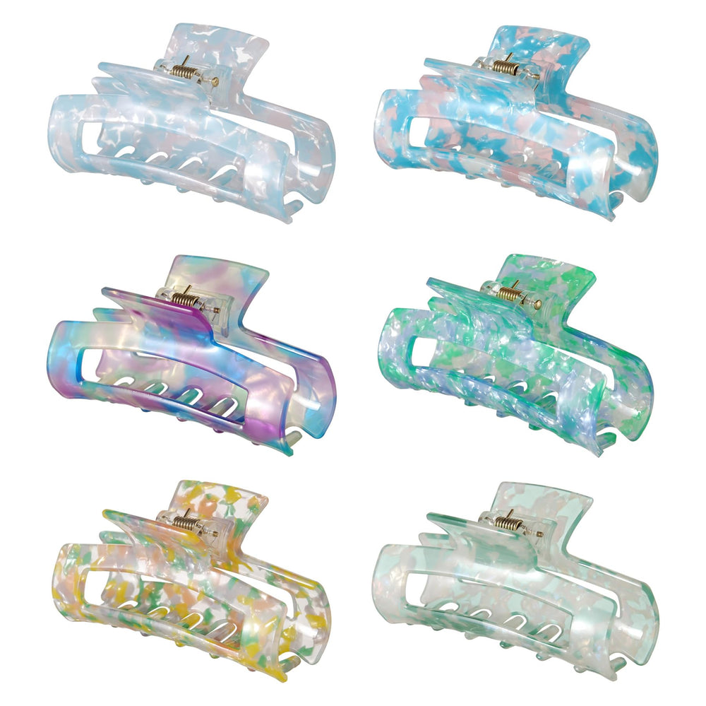 SL Sursarbelor front view showing six hair clips and patterns, durable hold