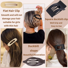 Slevaty used in a half-up hairstyle illustrating comfortable, pressure-free hold