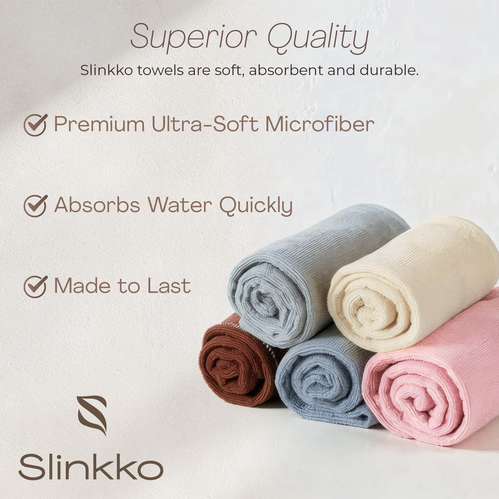 Slinkko next to gym items in bag showing portable size for travel