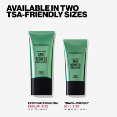 Smashbox primer beside coin to illustrate 1 fl oz size