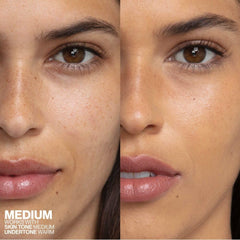 Smashbox open cap dispensing tint emphasizing controlled application benefit