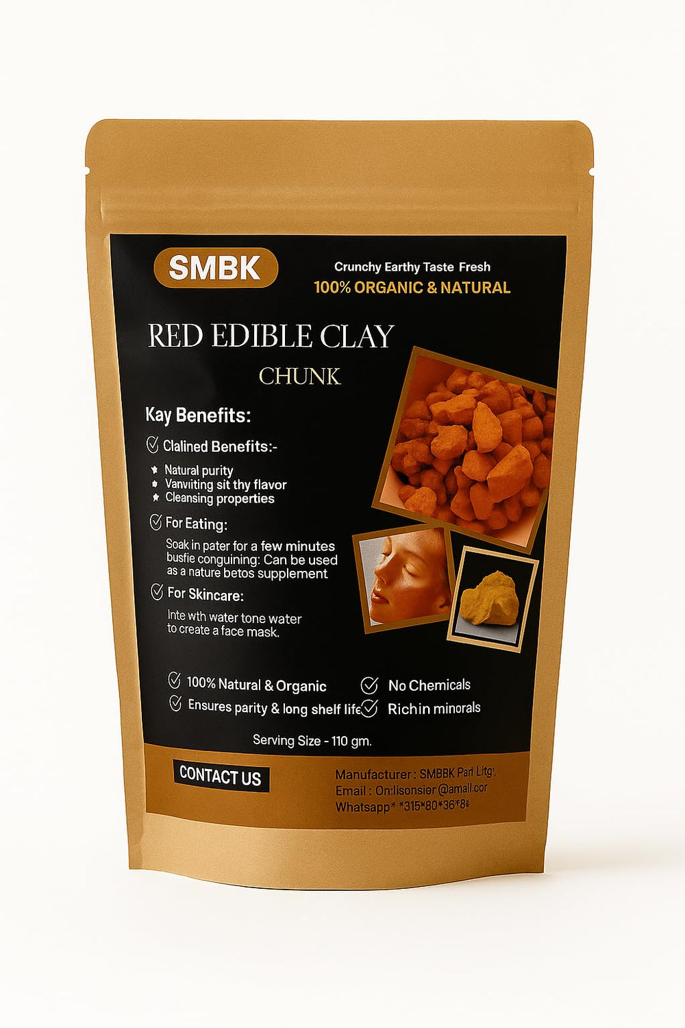 SMBK red clay displayed in bathroom setting inspiring DIY skincare