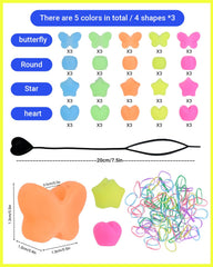 Smefutong beads threaded on a child's braid, decorative look and comfortable wear