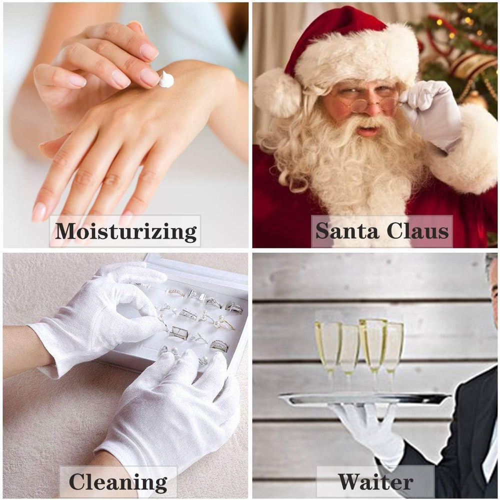 Smilco gloves in nighttime hand-care scene locking in moisturizer comfortably