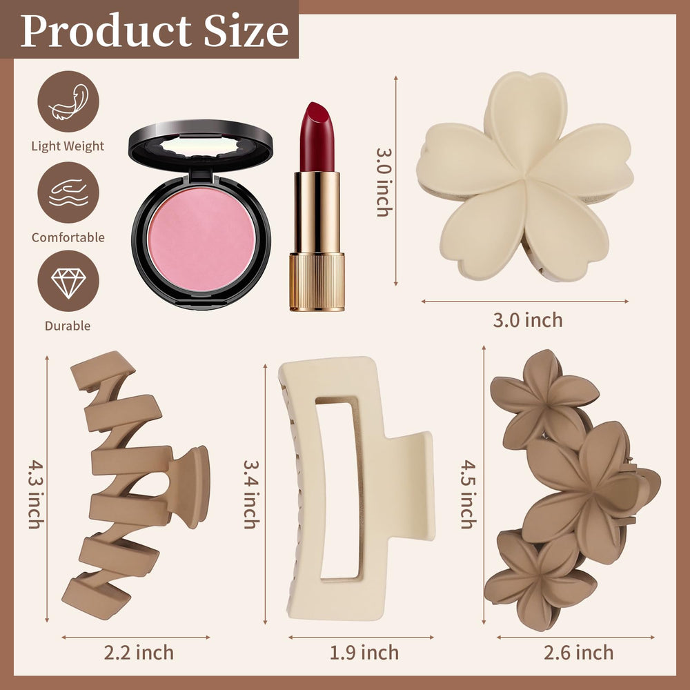 SMKSL clip holding thick curly hair for secure all-day styling benefit