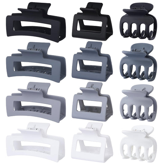 SMKSL front view of grey clip set showing variety and organized packaging benefit
