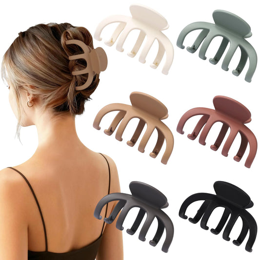 SMKSL front packaging showing six matte hair clips, useful for quick styling